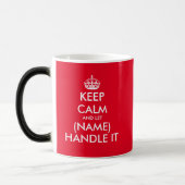 Magique Funny Keep Calm changement de couleur de la mug (Gauche)