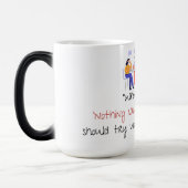 Magique Funny Secret Père Noël cadeau - Mug (Gauche)