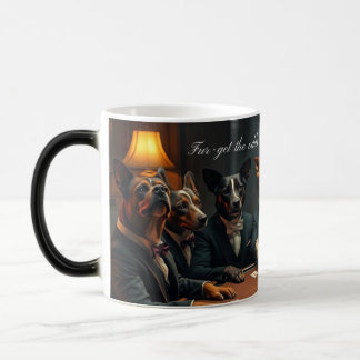 Magique Fur-get the Odds – Magical Morphing Poker Dogs Mug