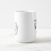 Magique "Futur Mme" Chic Fiançailles personnalisé Mug (Centre)