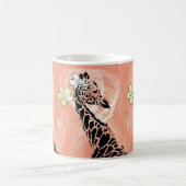 Magique Giraffe II à fleurs orange ~ Mug à morpher (Centre)