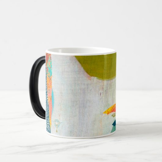 Magique Gras Zebra Ceramic Mug (Devant gauche)