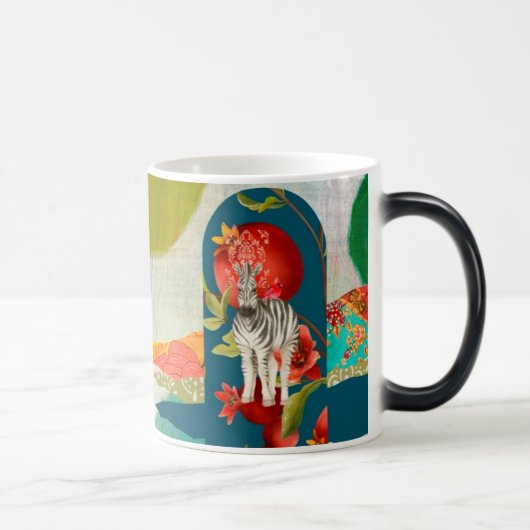 Magique Gras Zebra Ceramic Mug (Droite)