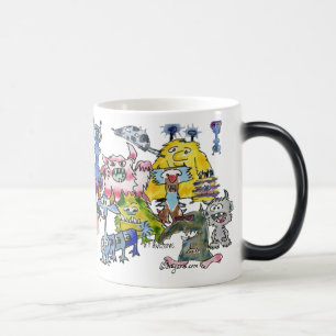 Magique Gratitude Drôle Cartoon Monster Morpher Mug