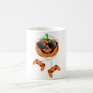 Magique "Halloween Jack-O-Lantern Gamer Mug - Jeu drôle