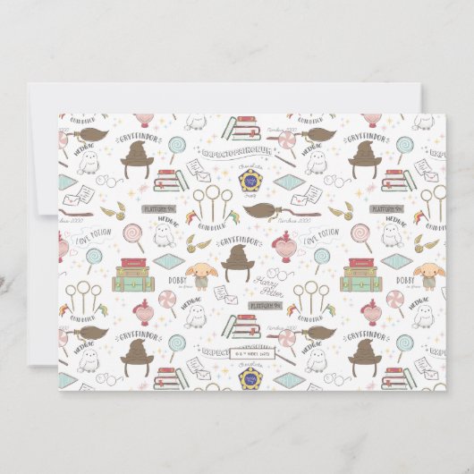 Magique Harry Potter | Faire-part de naissance de (Dos)