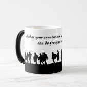 Magique Heroes Black 11 oz Combo Mug (Devant gauche)