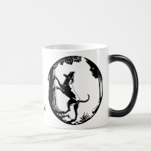 Magique Hound Chien Mug Chasse Chien Art Café Coupe