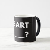 Magique HPP MAKE ART NOT _____? Morphing Mug (11 oz) (Devant droit)
