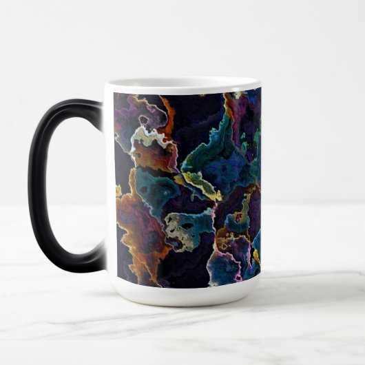 Magique Huile Slick Café Mug (Gauche)