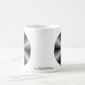 Magique Illusion optique Mug noir (Centre)