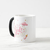 Magique "It’s a Girl!" Magic Reveal Mug – Pastel Pink (Devant gauche)