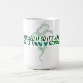 Magique "Je l'ai léché pour que ce soit le mien" Mug magiq (Centre)