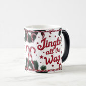 Magique "Jingle All Way" Couleur Morpher Mug | (Devant droit)