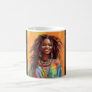 Magique Jolie fille bonjour belle Mug