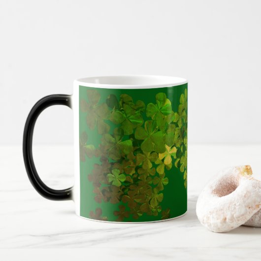 Magique Joyeuse Saint Patrick, Mug shamrock irlandaise (Avec donut)