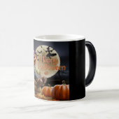 Magique Joyeuse sorcière Halloween Mug (Devant droit)