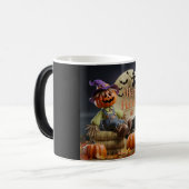Magique Joyeuse sorcière Halloween Mug (Devant gauche)