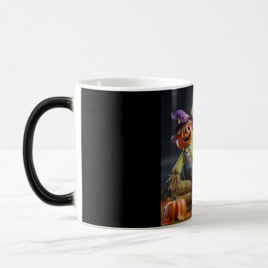 Magique Joyeuse sorcière Halloween Mug (Gauche)