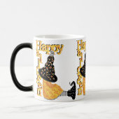Magique Joyeux cadeau d'Halloween Mug (Gauche)