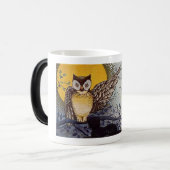 Magique Joyeux Halloween Kindred Spirits Owl Morph Mug (Devant gauche)