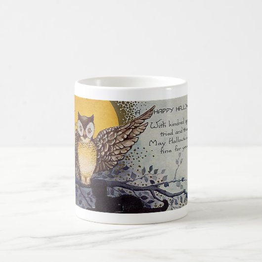 Magique Joyeux Halloween Kindred Spirits Owl Morph Mug (Centre)