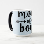 Magique La maman morphing des garçons Mug (Devant gauche)