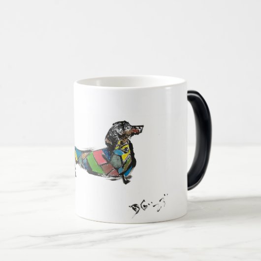 Magique La Mug Dachshund Morphing (Devant droit)
