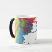 Magique "l'art est beau" Morpher Mug (Devant gauche)
