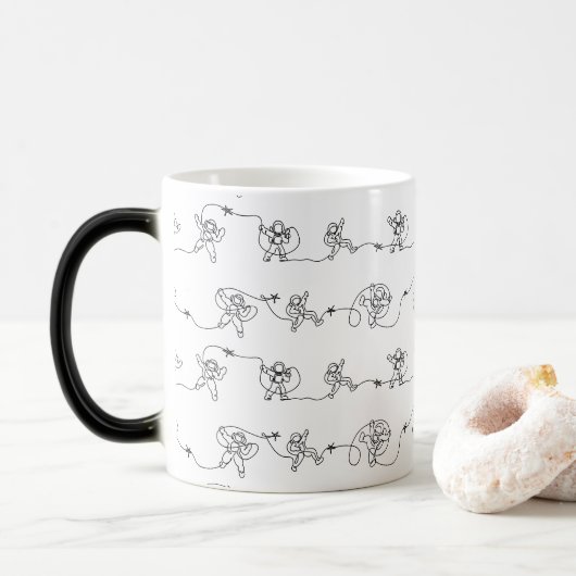 Magique L'astronaute Magie Mug (Avec donut)