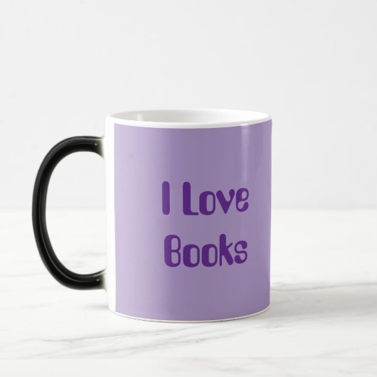 Magique Lavender Book Lovers Morphing Mug (Gauche)