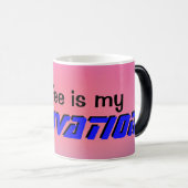 Magique "Le café est ma MOTIVATION" Mug (Devant droit)