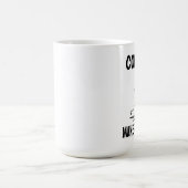 Magique Le Café Me Fait Frouiller, FUNNY Coffee Mug (Centre)