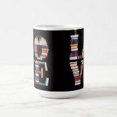 Magique Love Books Black Morphing Mug (Centre)