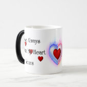 Magique Lumière De Ma Vie Morpher Mug (Devant gauche)