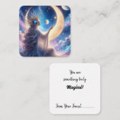 Magique Lune Déesse Valentines Carte de la Journée (Devant / Derrière)