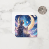 Magique Lune Déesse Valentines Carte de la Journée (Devant/Arrière en situation)