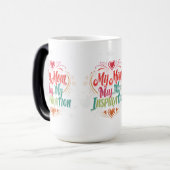 Magique Ma mère, mon inspiration - Mug de Morphing 15 oz (Devant gauche)