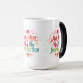 Magique Ma mère, mon inspiration - Mug de Morphing 15 oz (Devant droit)