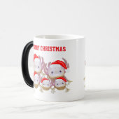 Magique Magic Colour Changing Axolotl Christmas Mug (Devant gauche)