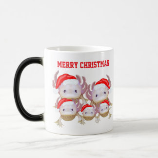 Magique Magic Colour Changing Axolotl Christmas Mug