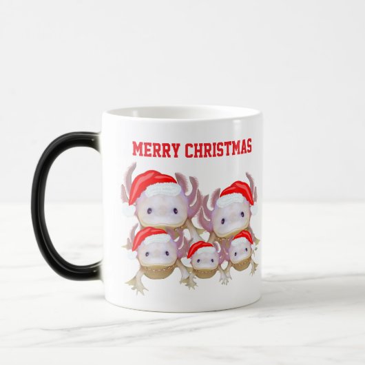 Magique Magic Colour Changing Axolotl Christmas Mug (Gauche)