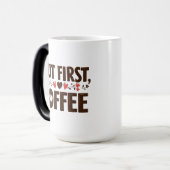 Magique Magic Morphing 15 oz Amateurs de café Mug (Devant gauche)