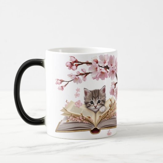 Magique Magic Morphing Kitten Mug – Whimsical Cat (Gauche)