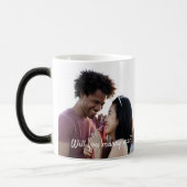 Magique Magic mug married me will you marry me proposal (Gauche)
