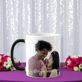 Magique Magic mug married me will you marry me proposal