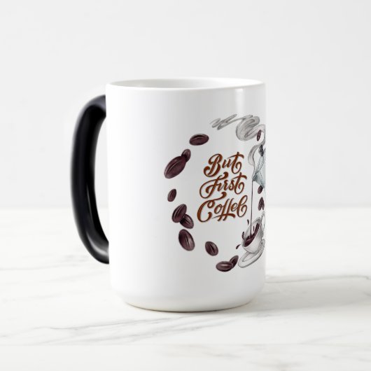 Magique Mais premier café café Mug (Devant gauche)