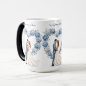 Magique Mariage à fleurs complètes Hydrangea Mug (Devant gauche)
