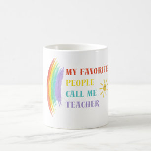Magique Mes Gens Préférés M'Appelent Mug Enseignant Mini