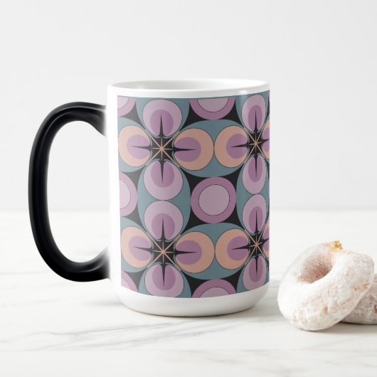 Magique MidCentury Modern Geometric Morphing Mug (Avec donut)